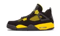 jordan 4 nike air retro thunder black orange 308497-008